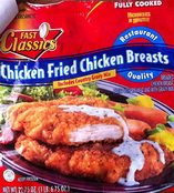 Metal pieces in fried chicken breasts